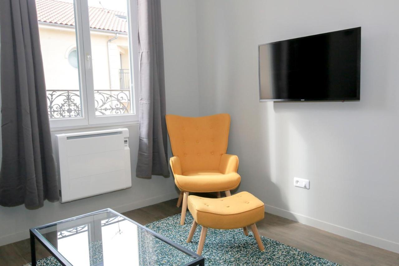 サン・テティエンヌL'Industriel, T2 Hypercentre Chic Et Cosy, Wifi Par Sovalfiアパートメント エクステリア 写真